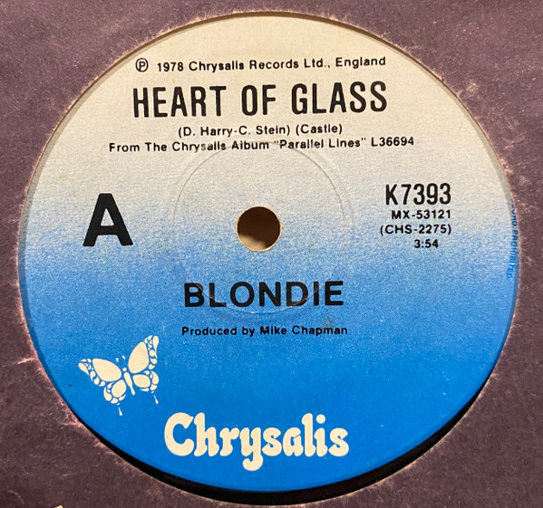 Blondie - Heart Of Glass | Chrysalis (K 7393) - 3