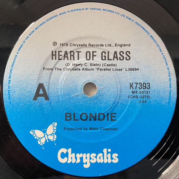 Blondie - Heart Of Glass | Chrysalis (K 7393)