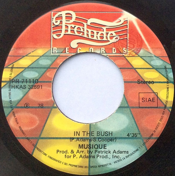 Musique - Keep On Jumpin' / In The Bush | Prelude Records (PR 71110) - 3