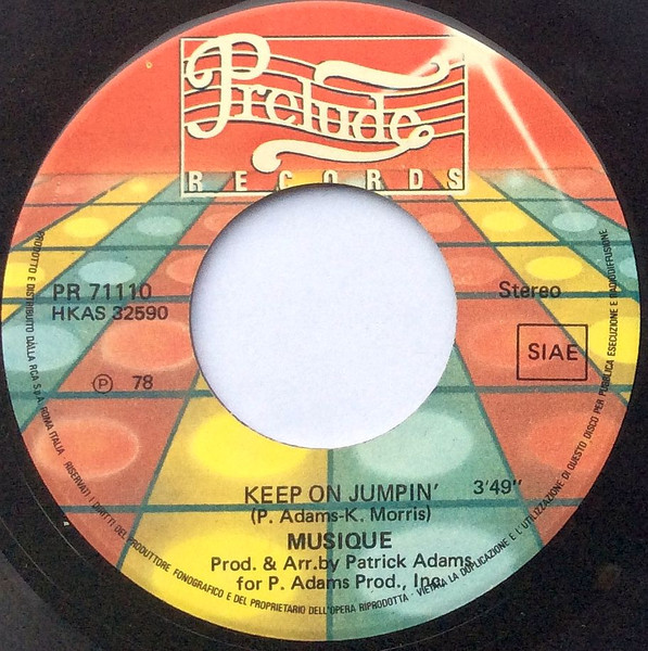 Musique - Keep On Jumpin' / In The Bush | Prelude Records (PR 71110) - 2