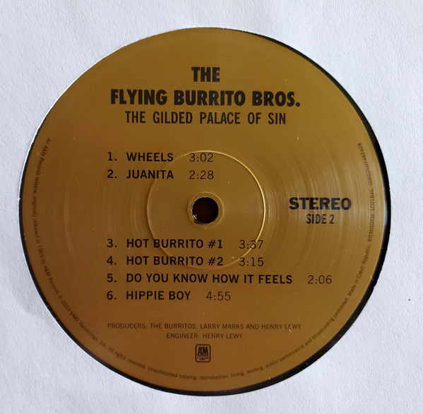The Flying Burrito Bros - The Gilded Palace Of Sin | A&M Records (00602507482428) - 4