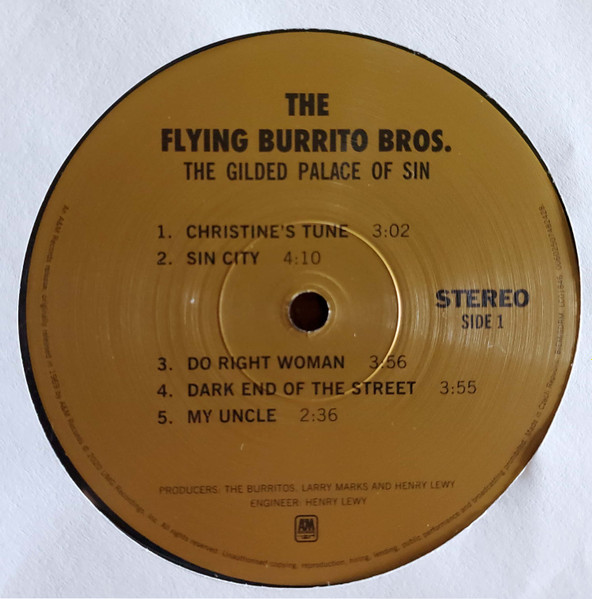 The Flying Burrito Bros - The Gilded Palace Of Sin | A&M Records (00602507482428) - 3