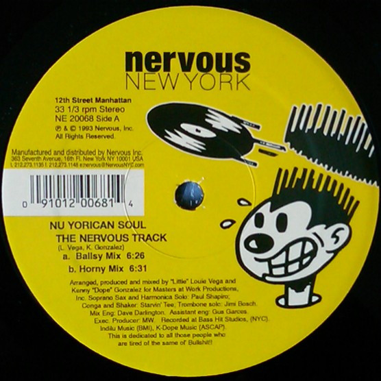 Nuyorican Soul - The Nervous Track | Nervous Records (NE 20068) - main