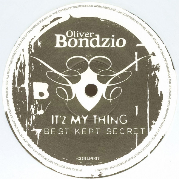 Oliver Bondzio - Straight Outta D-Town | Cocoon Recordings (CORLP007) - 4