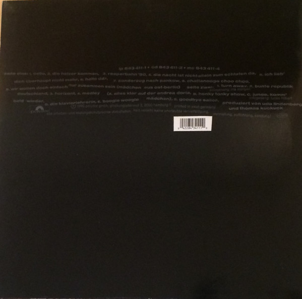 Udo Lindenberg - Live In Leipzig | Polydor (843 411-1) - 2