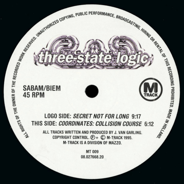 Three-State Logic - Secret Not For Long / Coordinates: Collision Course | M-Track (MT 009) - main