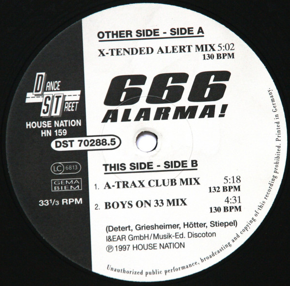 666 - Alarma! | House Nation (HN 159) - main
