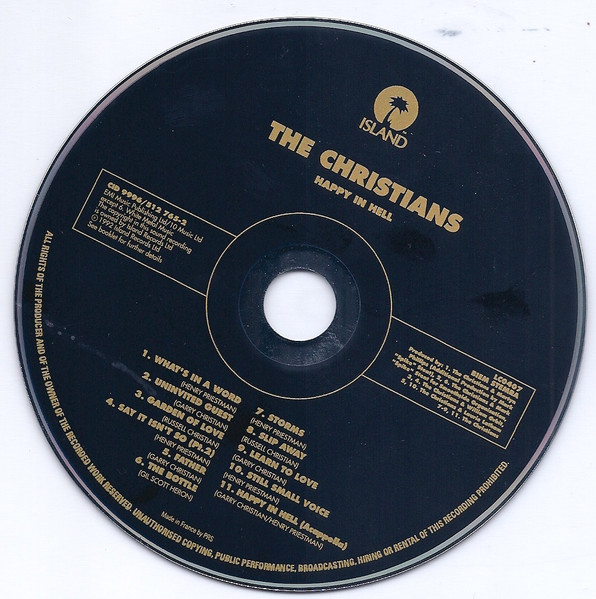 The Christians - Happy In Hell | Island Records (CID 9996 / 512 765-2) - 2