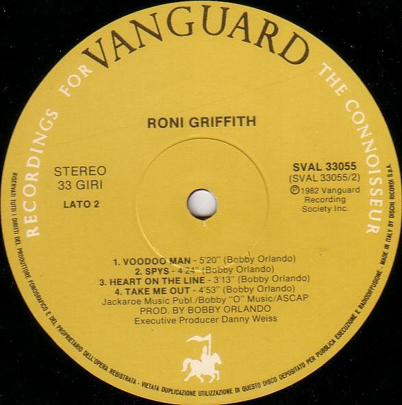 Roni Griffith - Roni Griffith | Vanguard (SVAL 33055) - 3