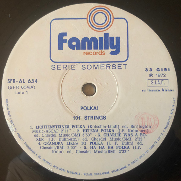 101 Strings - Polka! | Family Records (SFR-AL 654) - 4