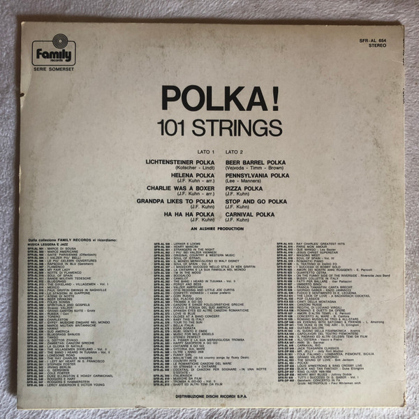 101 Strings - Polka! | Family Records (SFR-AL 654) - 2