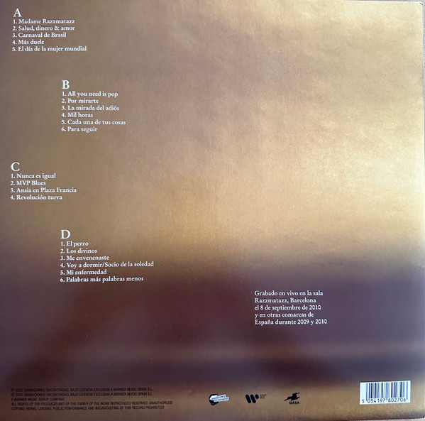 Andrés Calamaro - Razzmatazz | Warner Music Spain (5054197802706) - 2 Andrés Calamaro - Razzmatazz | Warner Music Spain (5054197802706) - 2