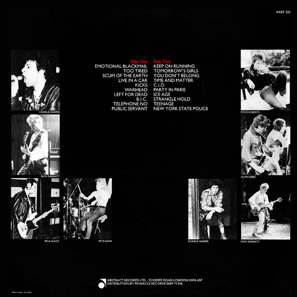 UK Subs - Recorded 1979 - 1981 | Abstract Records (AABT 300) - 2