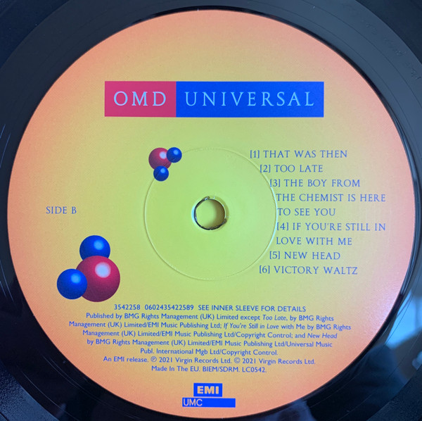 Orchestral Manoeuvres In The Dark - Universal | EMI (0602435422589) - 4