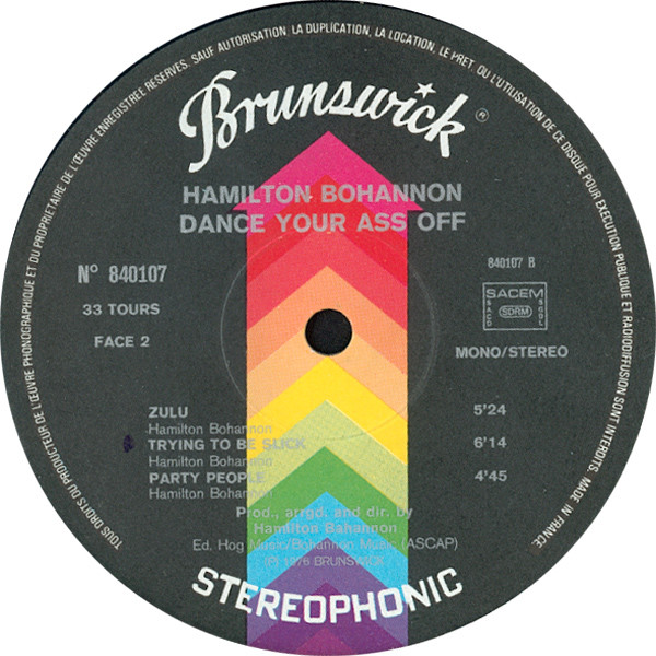 Hamilton Bohannon - Dance Your Ass Off | Brunswick (840.107) - 4 Hamilton Bohannon - Dance Your Ass Off | Brunswick (840.107) - 4