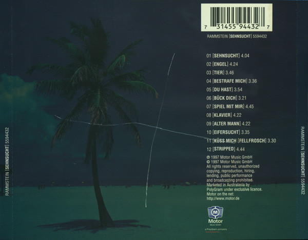 Rammstein - Sehnsucht CD | PolyGram (5594432) - 2