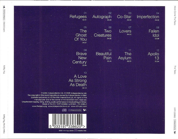 The Tears - Here Come The Tears | V2 (VVR1033862) - 2 The Tears - Here Come The Tears | V2 (VVR1033862) - 2