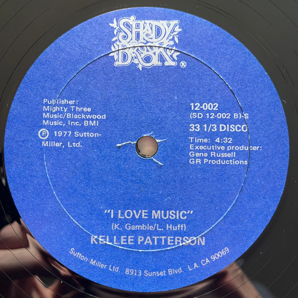Kellee Patterson - Turn On The Lights / I Love Music | Shadybrook Records (12-002) - 2 Kellee Patterson - Turn On The Lights / I Love Music | Shadybrook Records (12-002) - 2