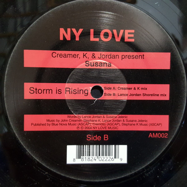 John Creamer & Stephane K & Lance Jordan Present Susana - Storm Is Rising | NY Love Music (AM002) - 2