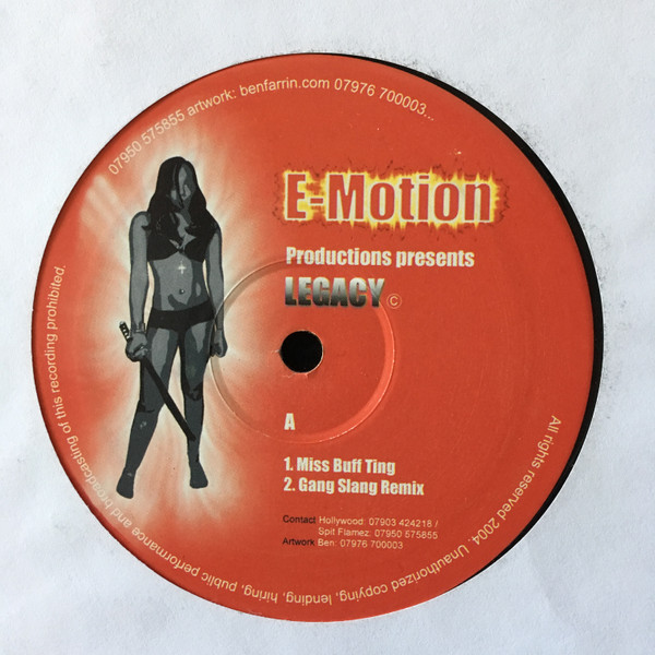 E-Motion Productions - Legacy | Not On Label (EMP 001)