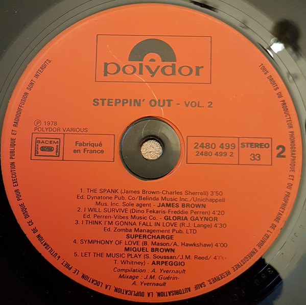 Various - Steppin' Out Vol. 2 - Disco's Greatest Hits | Polydor (2480 499) - 4 Various - Steppin' Out Vol. 2 - Disco's Greatest Hits | Polydor (2480 499) - 4