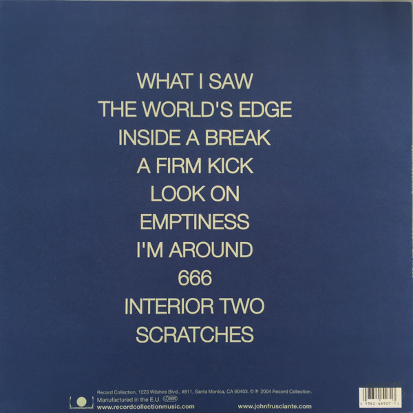 John Frusciante - Inside Of Emptiness | Record Collection (9632-48907-1) - 2