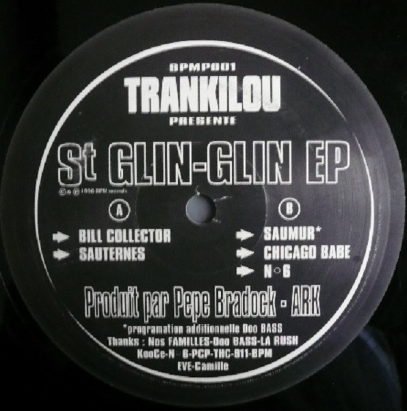 Trankilou - St Glin-Glin EP | BPM Records (BPMP 001) - 2 Trankilou - St Glin-Glin EP | BPM Records (BPMP 001) - 2