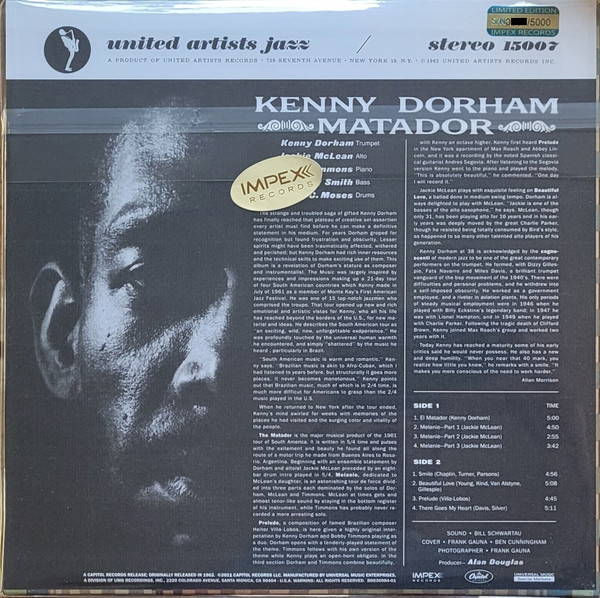 Kenny Dorham - Matador | Impex Records (IMP6042) - 3