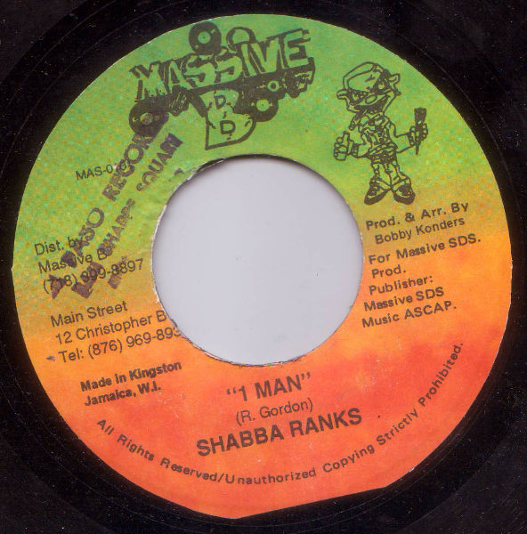 Shabba Ranks - 1 Man | Massive B (MAS-0101) - main