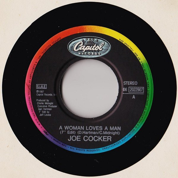 Joe Cocker - A Woman Loves A Man | Capitol Records (06 20 2290 7) - 3