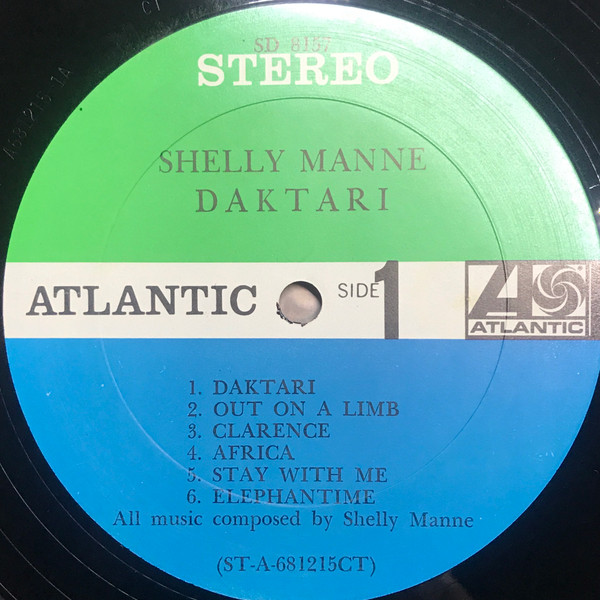 Shelly Manne - Daktari | Atlantic (SD 8157) - 2 Shelly Manne - Daktari | Atlantic (SD 8157) - 2