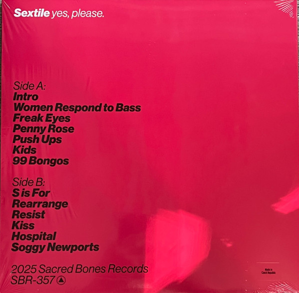 Sextile - Yes, Please. | Sacred Bones Records (SBR-357) - 2 Sextile - Yes, Please. | Sacred Bones Records (SBR-357) - 2