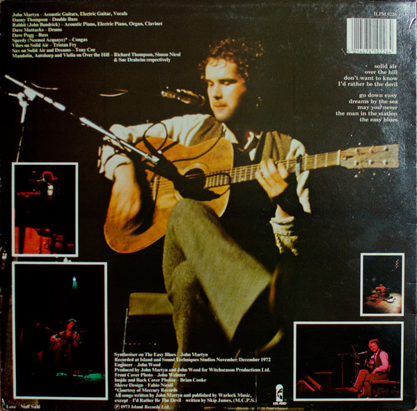 John Martyn - Solid Air | Island Records (ILPM 9226) - 2