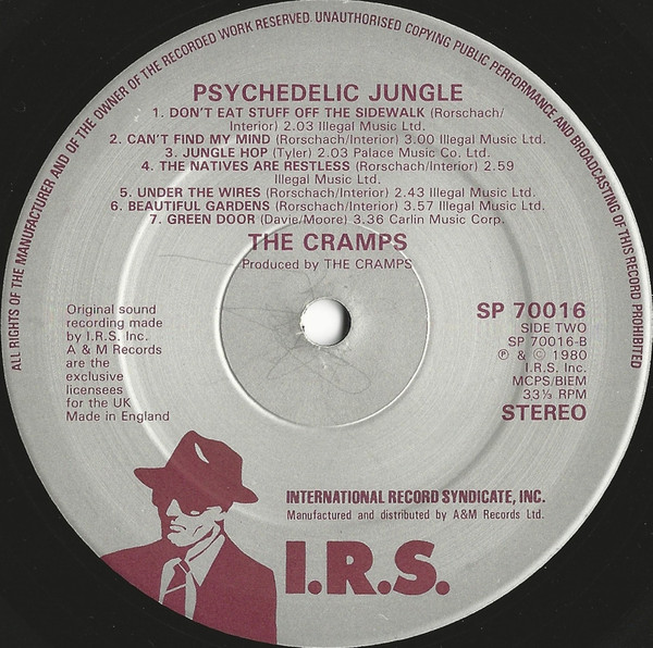 The Cramps - Psychedelic Jungle | I.R.S. Records (SP 70016) - 4 The Cramps - Psychedelic Jungle | I.R.S. Records (SP 70016) - 4