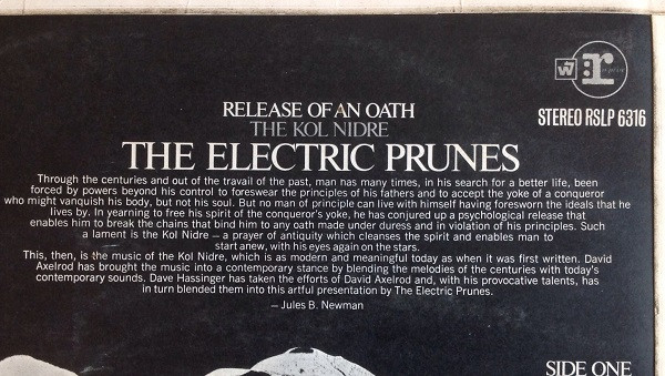 The Electric Prunes - Release Of An Oath | Reprise Records (RSLP 6316) - main
