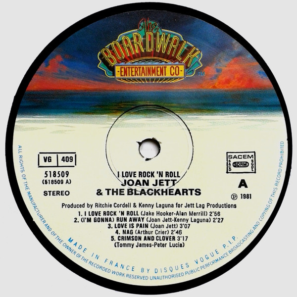 Joan Jett & The Blackhearts - I Love Rock 'N' Roll | The Boardwalk Entertainment Co (518509) - 3 Joan Jett & The Blackhearts - I Love Rock 'N' Roll | The Boardwalk Entertainment Co (518509) - 3
