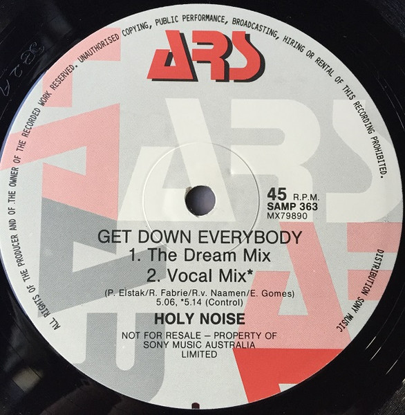 Holy Noise - Get Down Everybody (The Remixes) | ARS (SAMP 363)