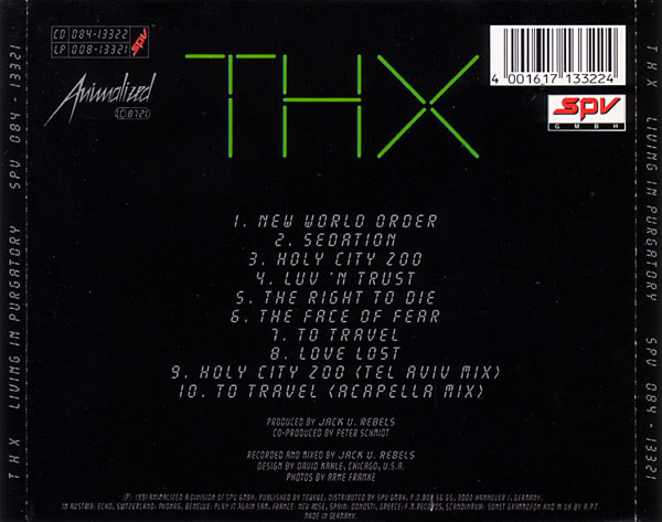 THX - Living In Purgatory | Animalized (SPV 084-13322) - 2