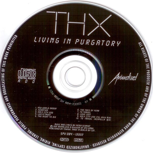 THX - Living In Purgatory | Animalized (SPV 084-13322) - 3
