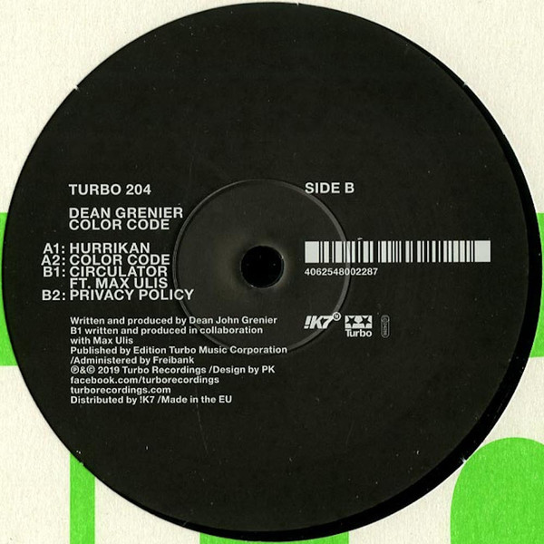 Dean J. Grenier - Color Code | Turbo (Turbo 204) - 2