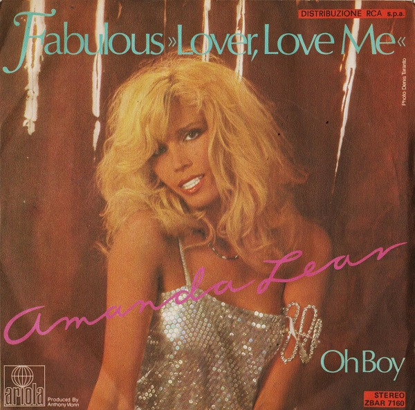 Amanda Lear - Fabulous Lover, Love Me | Ariola (ZBAR 7160) - main