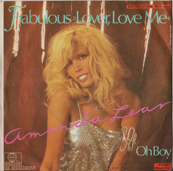 Amanda Lear - Fabulous Lover, Love Me | Ariola (ZBAR 7160) - 2