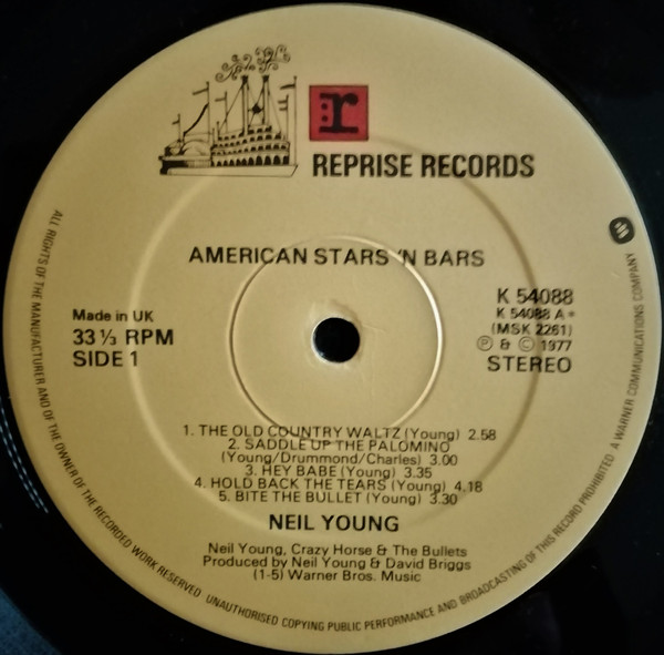 Neil Young - American Stars 'N Bars | Reprise Records (K54088) - 3
