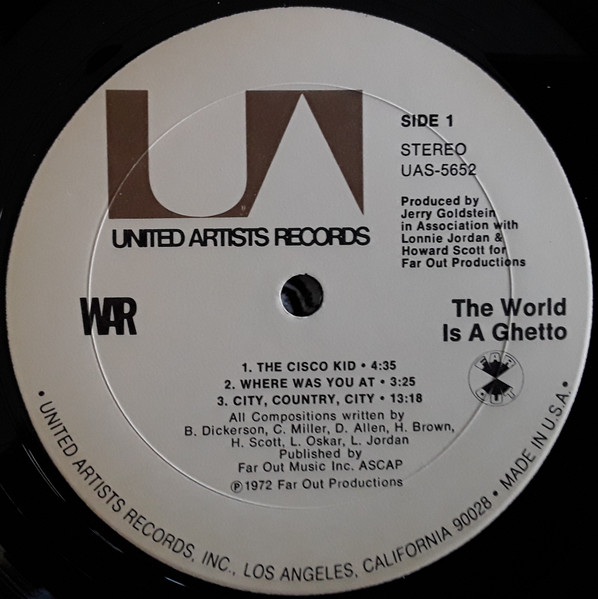 War - The World Is A Ghetto | United Artists Records (UAS-5652) - 3 War - The World Is A Ghetto | United Artists Records (UAS-5652) - 3