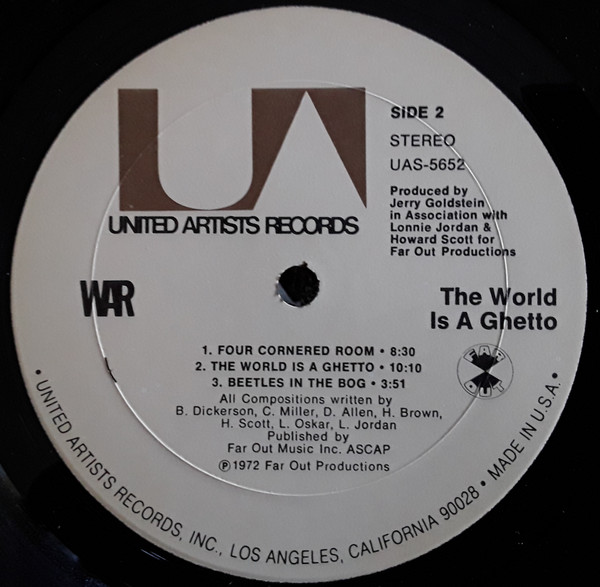 War - The World Is A Ghetto | United Artists Records (UAS-5652) - 4 War - The World Is A Ghetto | United Artists Records (UAS-5652) - 4