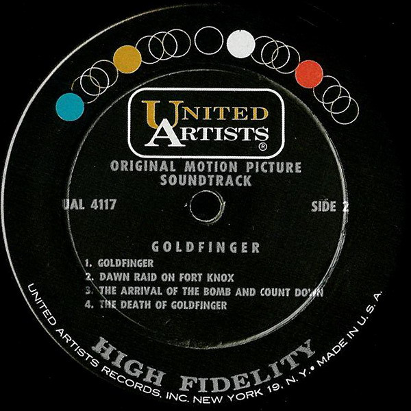 John Barry - Goldfinger (Original Motion Picture Soundtrack) | United Artists Records (UAL 4117) - 4 John Barry - Goldfinger (Original Motion Picture Soundtrack) | United Artists Records (UAL 4117) - 4