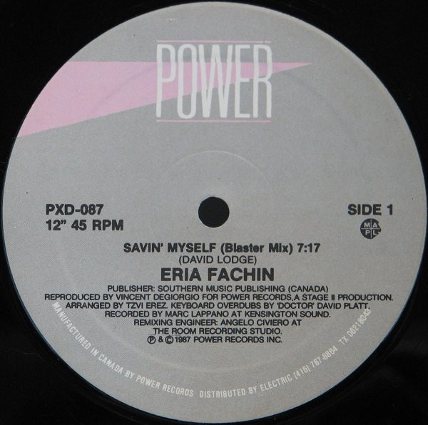 Eria Fachin - Savin' Myself | Power Records (PXD 087) - main