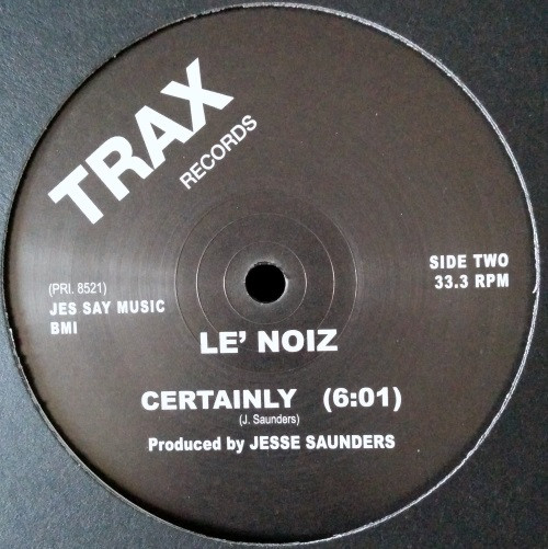 Le' Noiz - Wanna Dance? | Trax Records (TX101) - 2