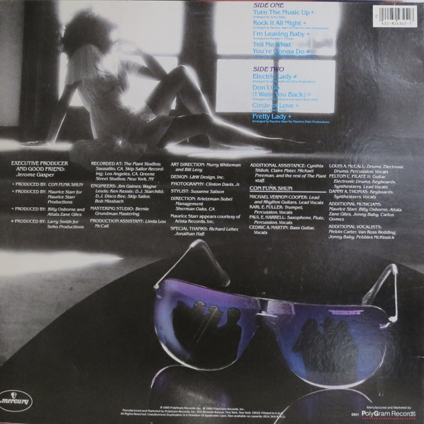 Con Funk Shun - Electric Lady | Mercury (422-824 345-1 M-1) - 2