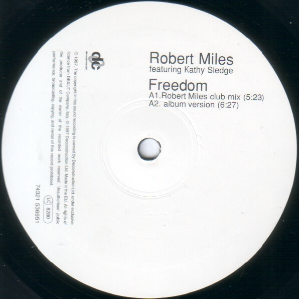 Robert Miles Featuring Kathy Sledge - Freedom | Deconstruction (74321 536951) - 3